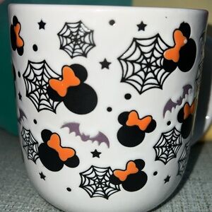 Disney Minnie Mouse Halloween Mug White & Orange